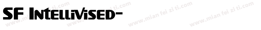 SF Intellivised字体转换